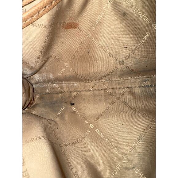 Michael Kors Saffiano Leather Camel Color 3-Way*Crossbody*Excellent Condition - Picture 8 of 13